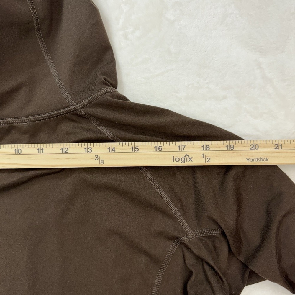 The North Face VaporWick Hoodie Pullover Stretch Brown Womens L Trail - Picture 10 of 10
